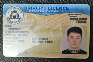 Western Australia Driver's License