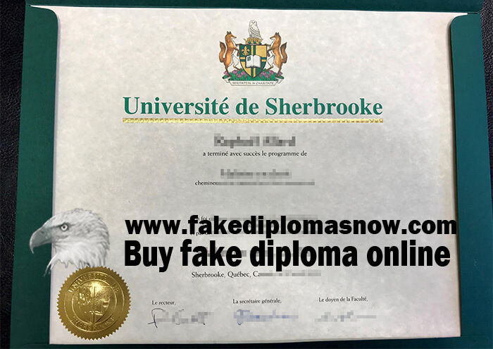 Université de Sherbrooke diploma, Université de Sherbrooke degree, fake Université de Sherbrooke diploma, Université de Sherbrooke degree certificate