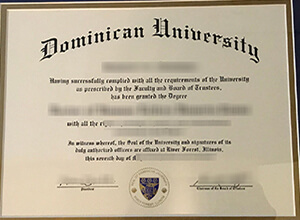 Dominican University diploma