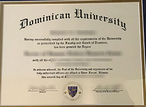 Dominican University diploma
