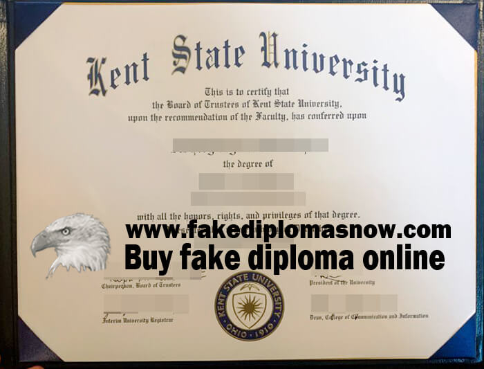 Kent State University diploma， KSU diploma