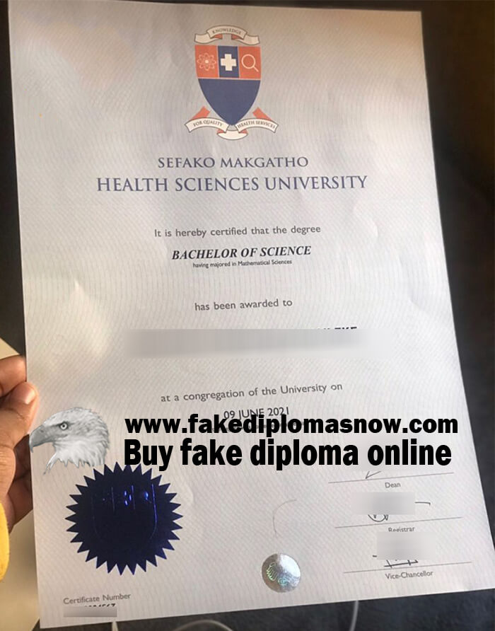 Sefako Makgatho Health Sciences University (SMU) degree