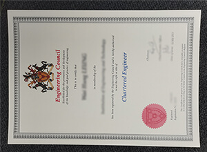 Engineering Council Chartered Engineer certificate