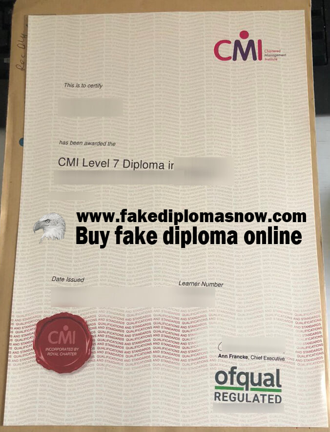 CMI Level 7 diploma