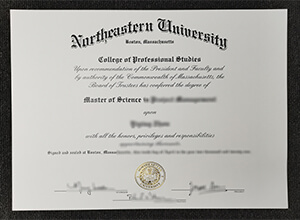 How much to get a fake Northeastern University master’s degree online?