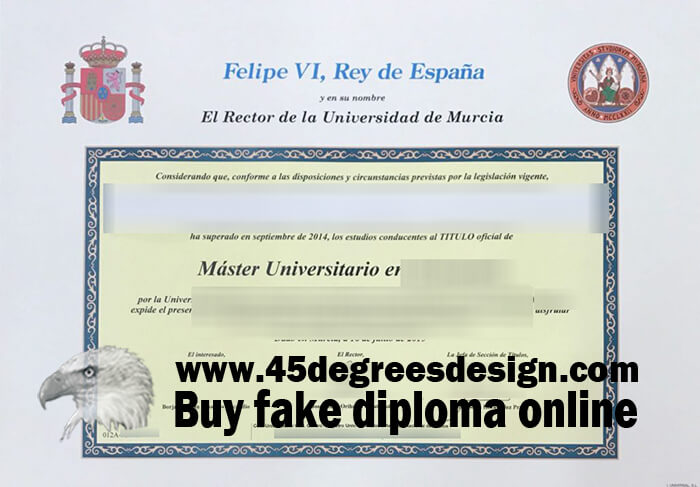 Fake Universidad de Murcia (UM) Diploma, Fake Universidad de Murcia (UM) Degree