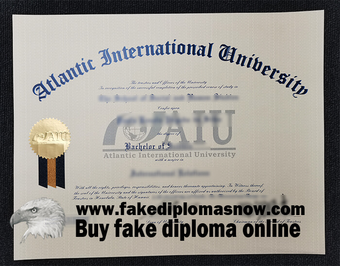 Atlantic International University fake diploma, AIU fake degree