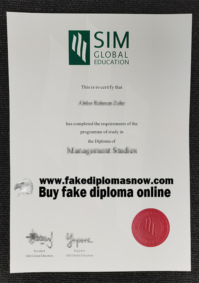SIM Global Education diploma SIM Global Education diploma