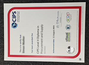 Buy a fake CIPS Level 4 Diploma in UK