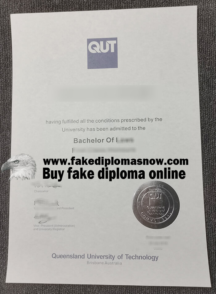QUT fake degree,  fake Queensland University of Technology diploma