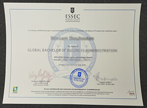 fake ESSEC Business School diploma