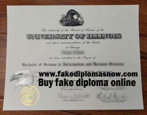 University of Illinois Chicago diploma, UIC fake degree