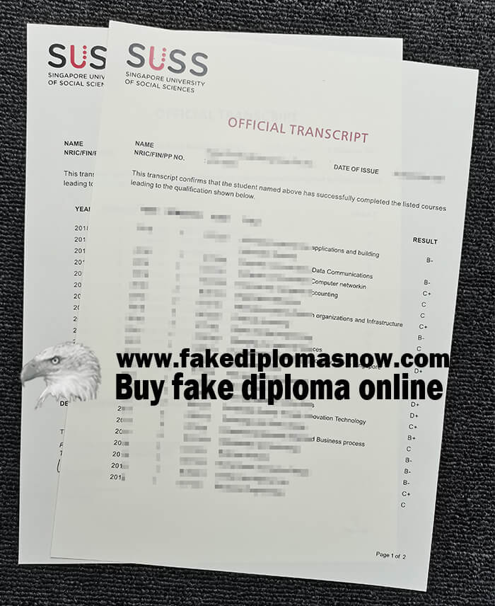 SUSS Transcript 