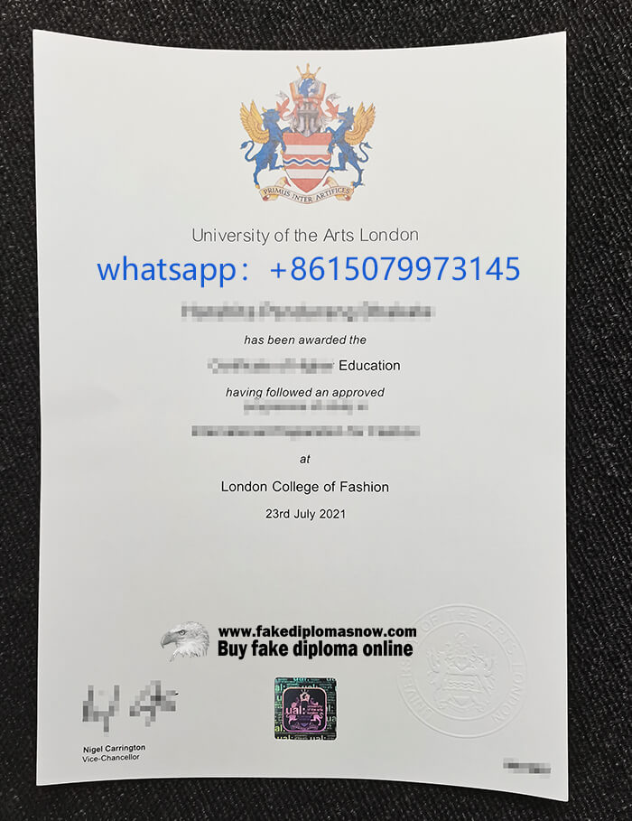 UAL fake Diploma