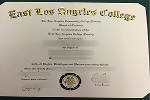 East Los Angeles College diploma