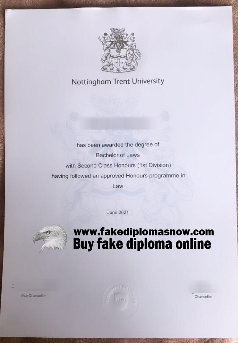 Nottingham Trent University fake diploma, NTU degree, Buy fake UK diploma online