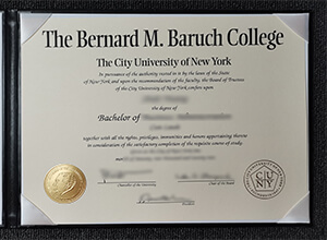 fake Bernard M. Baruch College diploma