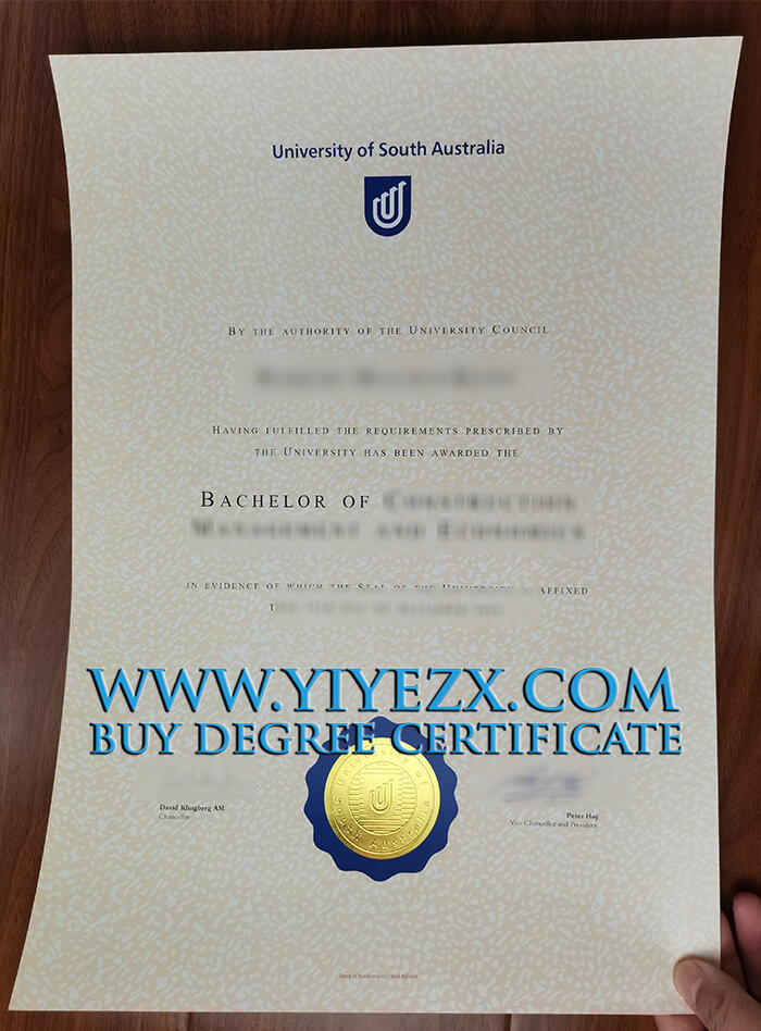 University of South Australia Bachelor degree
