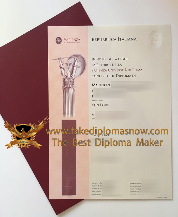 Sapienza University of Rome diploma