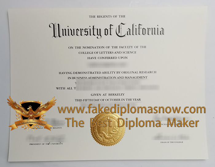 UC Berkeley diploma