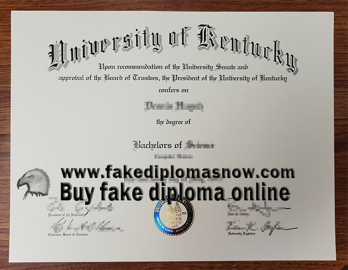 University of Kentucky bachelor of Science diploma 