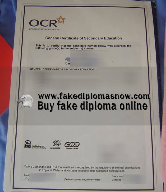 OCR GCSE diploma, Buy fake certificate OCR GCSE diploma, Buy fake certificate