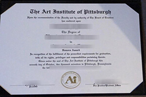 Art Institute of Pittsburgh diploma