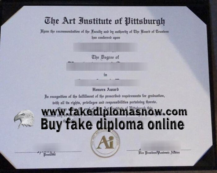 Art Institute of Pittsburgh diploma 