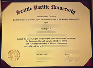 Seattle Pacific University Diploma, Buy a diploma online