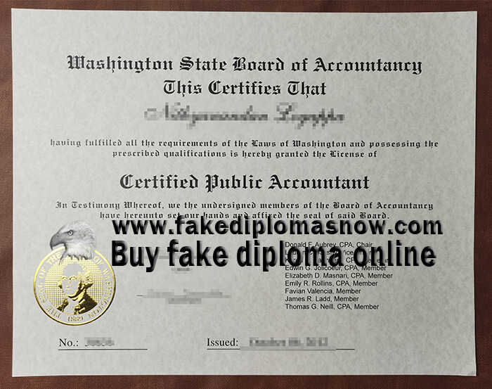 Washington CPA certificate, buy fake certificate Washington CPA certificate, buy fake certificate