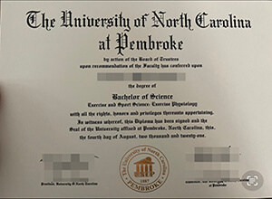 Buy a fake UNCP diploma, Order a University of North Carolina at Pembroke degree