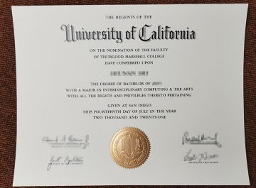 Order a University of California San Diego Fake Degree,  Buy UCSD Fake Diploma