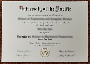 Buy fake University of the Pacific (United States) diploma