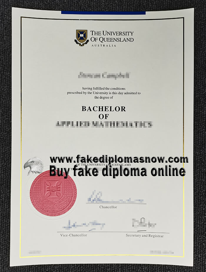 University of Queensland diploma