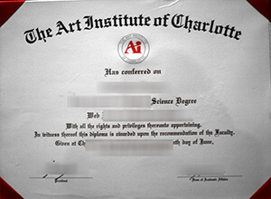 Art Institute of Charlotte Fake Diploma,