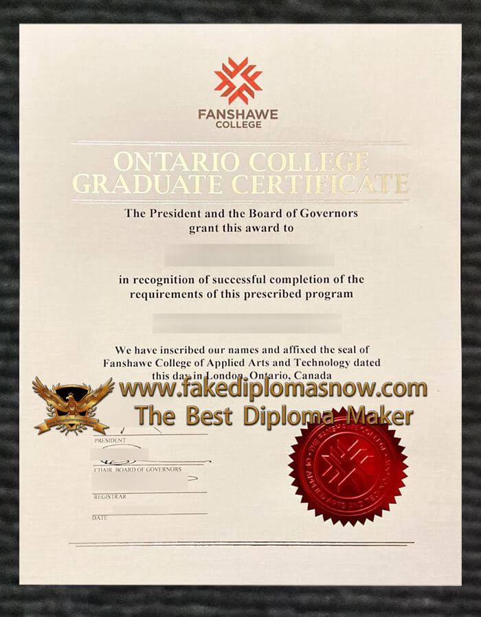 Fanshawe College diploma 