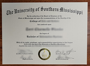 University Of Southern Mississippi Diploma