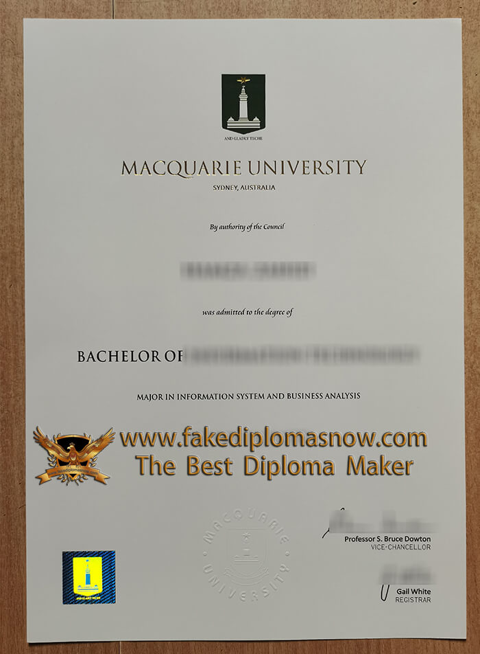 Macquarie University diploma 