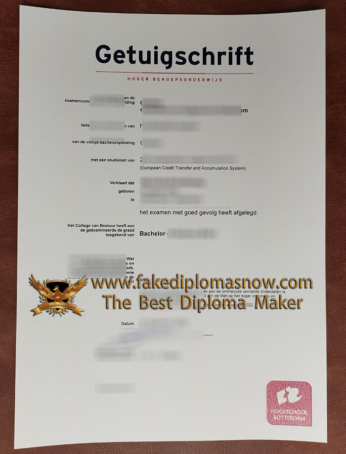 Hogeschool Rotterdam diploma