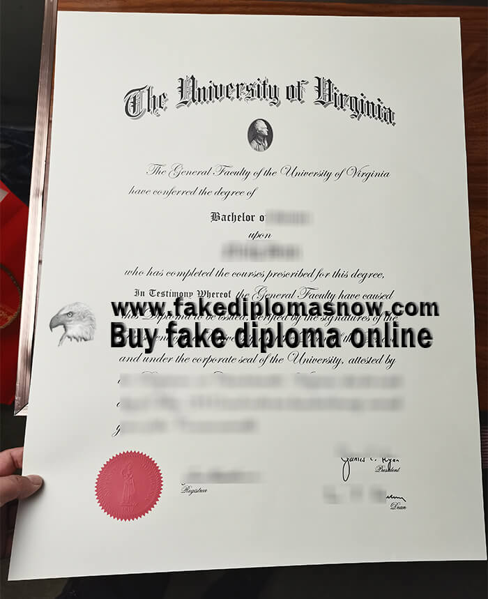 University of Virginia diploma 