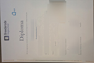 Breederode Hogeschool Diploma