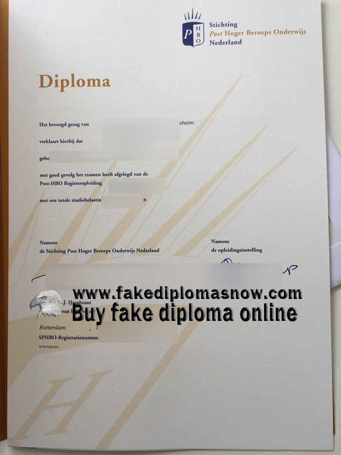 Stichting Post Hbo Diploma Stichting Post Hbo Diploma