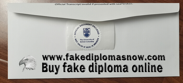 UBC Transcript Envelope UBC Transcript Envelope