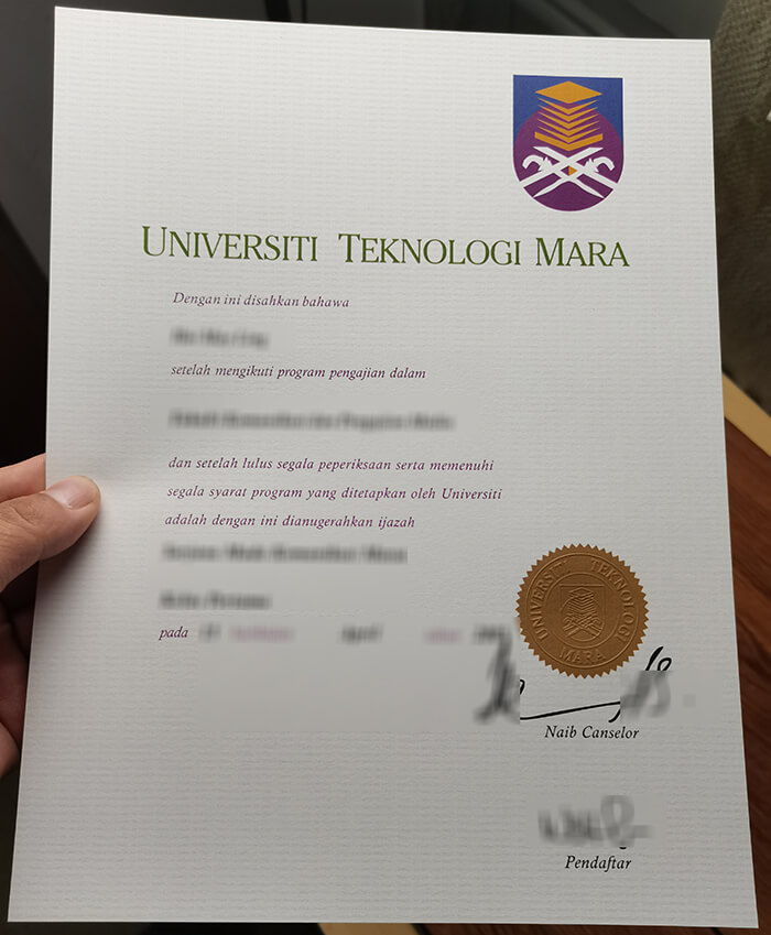  Universiti Teknologi MARA diploma 