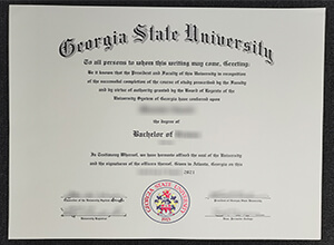 Georgia State University Diploma