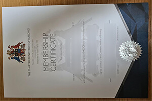 CIOB certificate