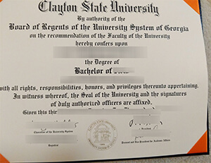 Clayton State University Diploma, Buy a diploma online.