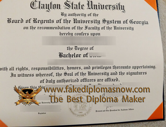Clayton State University Diploma