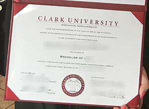 Clark University diploma, Clark University degree, diploma maker