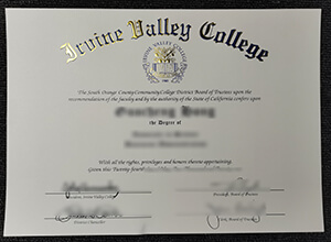 Irvine Valley College degree